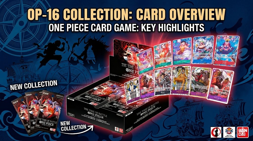 OP-16 The Time of Battle Booster Box and Manga Rare cards showcase
